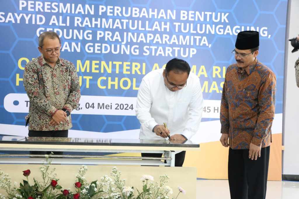 Menag Resmikan Inovasi UIN SATU, Gedung Start Up dan Prajnaparamita Jadi Ikon&nbsp;Kampus