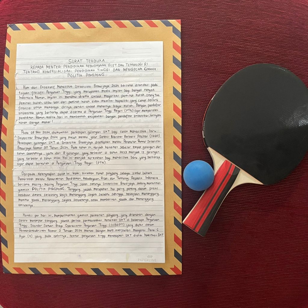 Tercekik UKT, BEM UB Layangkan Surat Terbuka Untuk Nadiem&nbsp;Makarim