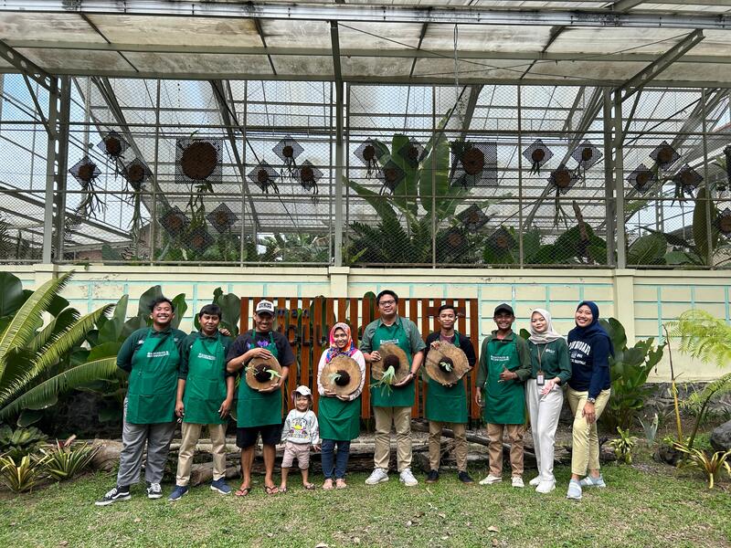 Serunya Akhir Pekan di Kebun Raya Purwodadi, Ada Kelas Edukasi Mounting&nbsp;Platycerium