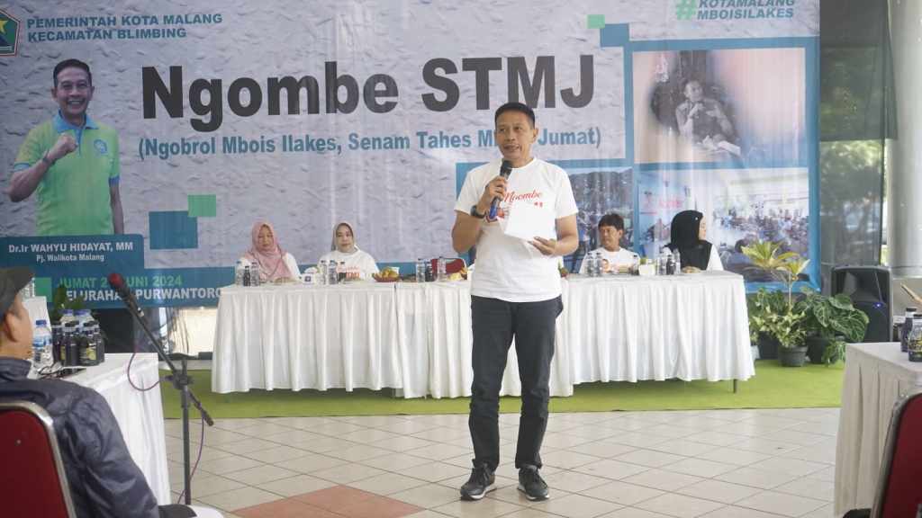 Seru NGOMBE STMJ, Pj Wali Kota Malang Gayeng dan Sehat Bersama Warga 