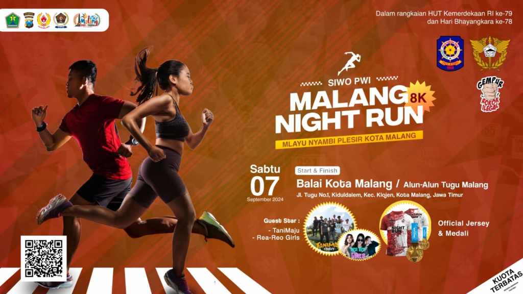 Dua Hari Lagi! Malang Night Run 2024 Beri Kejutan Super Besar bagi Peserta 