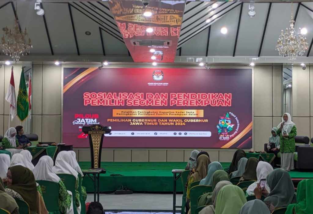 KPU Jatim Ajak Pemilih Perempuan Kabupaten Mojokerto Tolak&nbsp;Golput