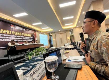 Bawaslu Soroti Data Pemilih Disabilitas Saat Pleno Penetapan DPT Pilkada 2024&nbsp;Mojokerto