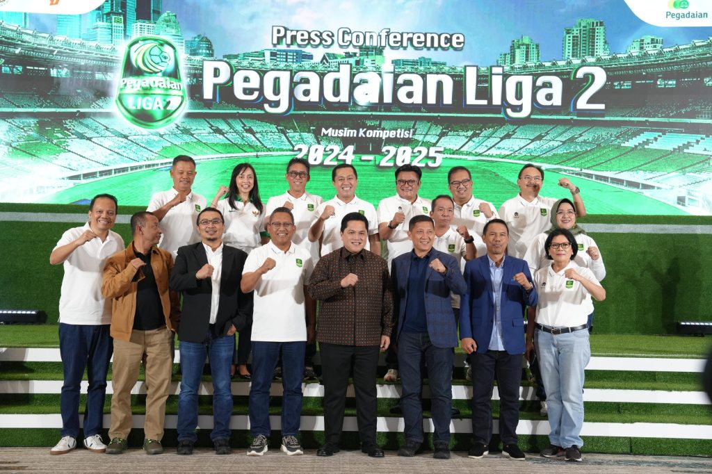 Perhelatan Liga 2 Musim 2024/2025, PT Pegadaian Kembali Jadi Sponsor Utama Dukung Sepak Bola yang&nbsp;Bersih